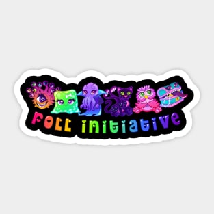 Dungeons and Dragons Monsters Kawaii Sticker